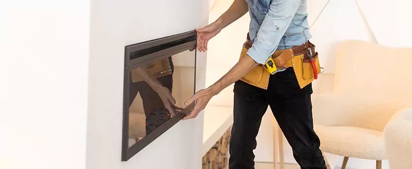 Metal Fireplace Installation in Stillwater, Oklahoma