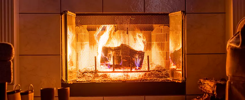 Mendota Hearth Landscape Fireplace Installation in Stillwater, Oklahoma