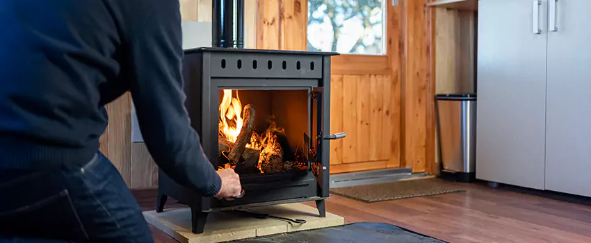 Open Hearth Wood Fireplace Installation in Stillwater, OK