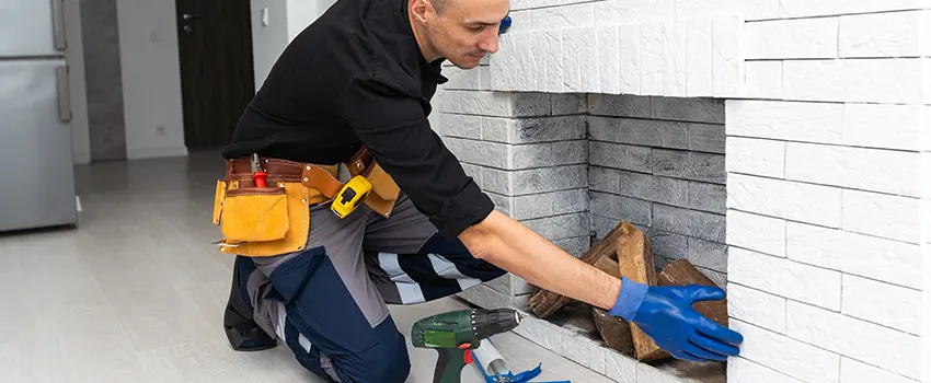 Fireplace Damaged Damper Frame Repair Services in Stillwater, Oklahoma